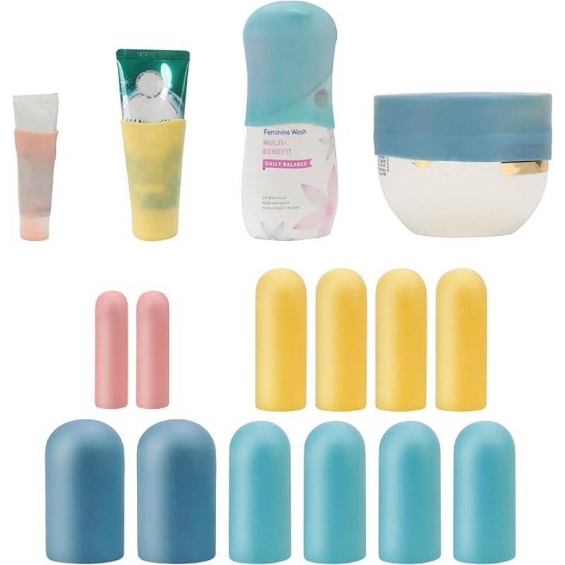Women'S Essential Accessories - 漏れ防止用の伸縮性スリーブ クルーズ船の必需品 旅行用アクセサリー 女性用男性用荷物 旅行用必需品 シリコン