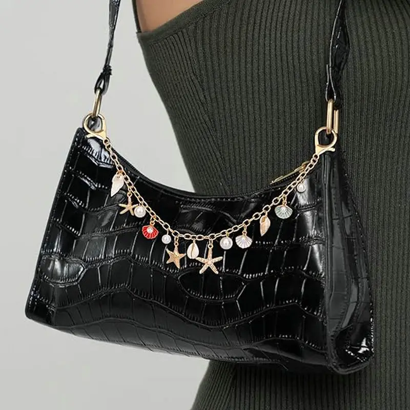 Women'S Accessories Purse - バッグチャーム ハンドバッグ用 ゴールデンキーホルダー パースシェルチャーム キーペンダント バッグアクセサリー