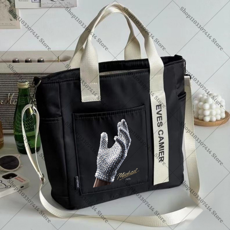 Women'S Accessories Handbags - 女性ファッション トートバッグ アクセサリー キングオブポップ MJ カジュアルハンドバッグ