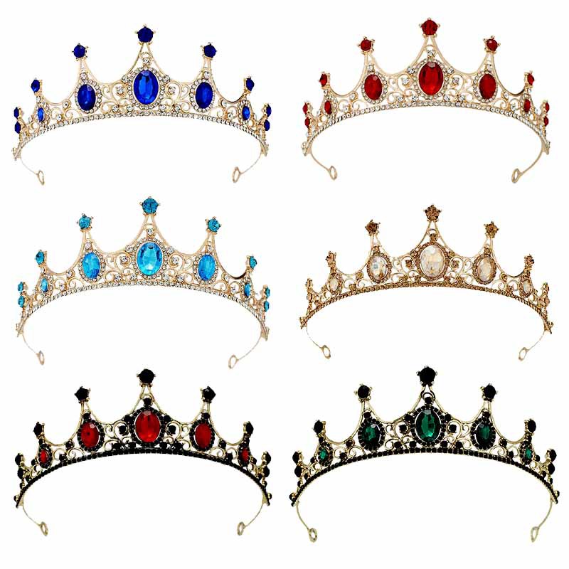 Women'S Vintage Accessories - ヨーロッパとアメリカのレトロなクラウン帽子子供のプリンセス誕生日クラウンヘッドバンドダンスパフォーマンスドレスアクセサリー