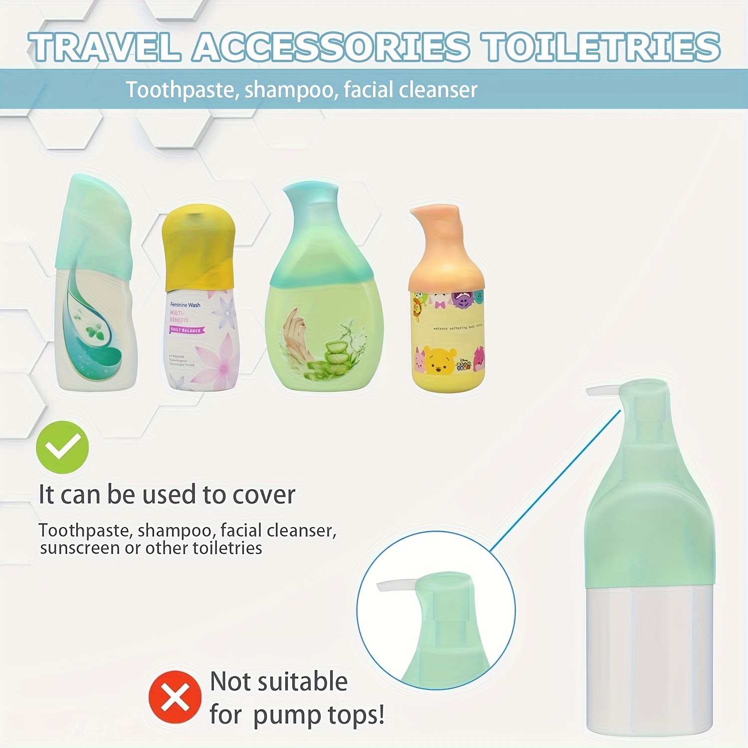 漏れ防止用の伸縮性スリーブ クルーズ船の必需品 旅行用アクセ - Women'S Essential Accessories のレビューと価格