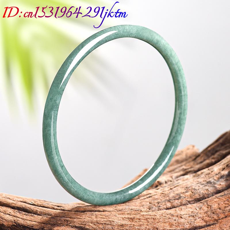 天然ビルマ翡翠ブレスレットバングル 本翡翠 デザイナーアクセ - Women'S Vintage Accessories のレビューと価格