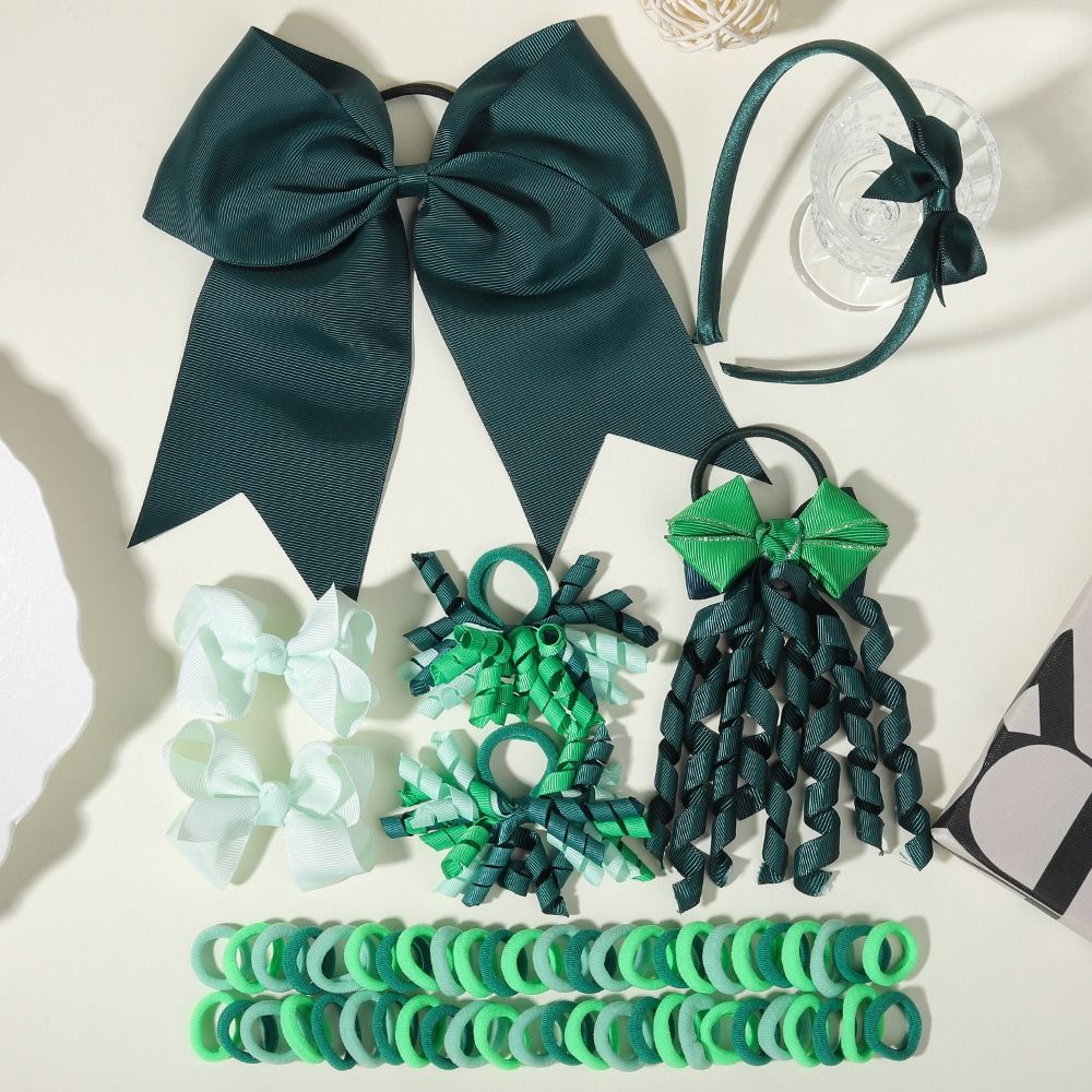 57個入り/セット ファッション キュート エレガント サテ - Scrunchie Satin Set のレビューと価格