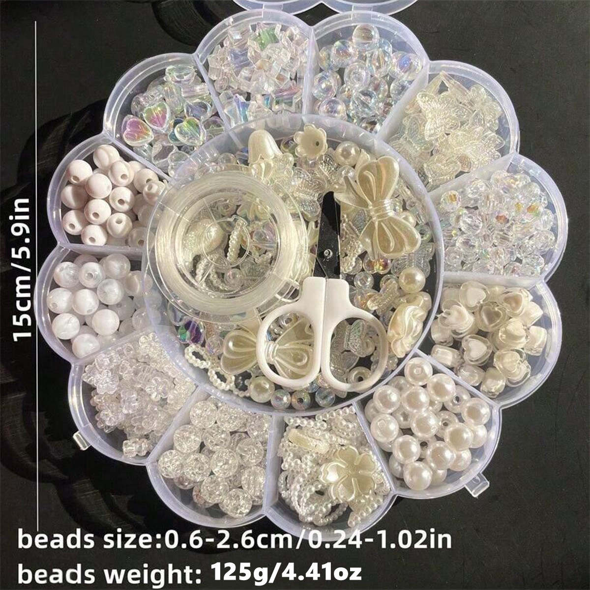 2セット/1セット 13グリッドアクリルフラワーボックスビー - Women Accessories Gift Box のレビューと価格
