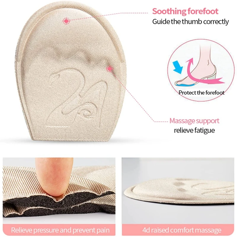 ジェル製の前足パッド。快適で柔らかい、丸いクッション。足のケ - Women Accessories Bd のレビューと価格