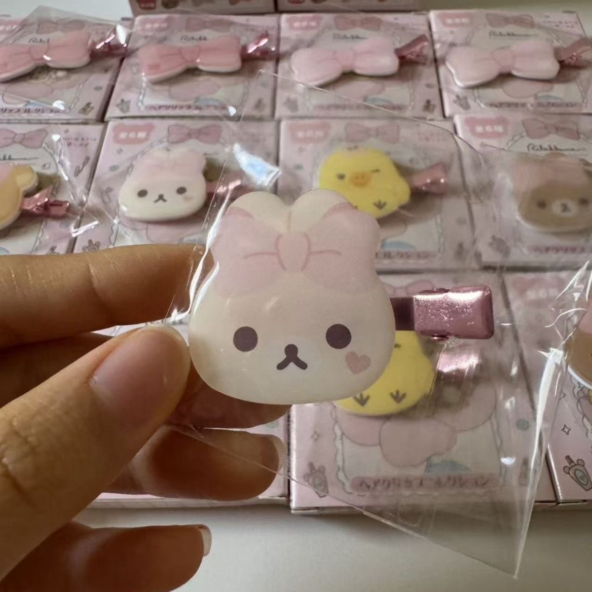 Y2K クマウサギひよこアニマルヘアクリップブラインドボック - Women Accessories Gift Box のレビューと価格