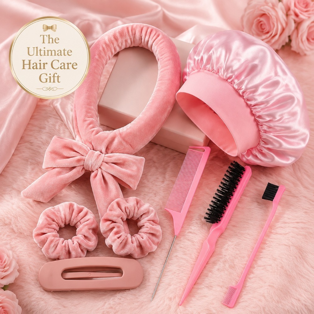 8/5/4個入り 熱を使わないヘアカーラーセット サテンボン - Scrunchie Satin Set のレビューと価格
