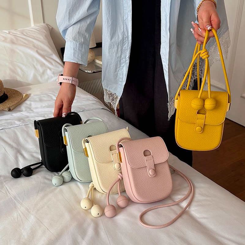 高級ブランドミニイエロークロスボディバッグ女性用ソフト PU - Women'S Accessories Purse のレビューと価格