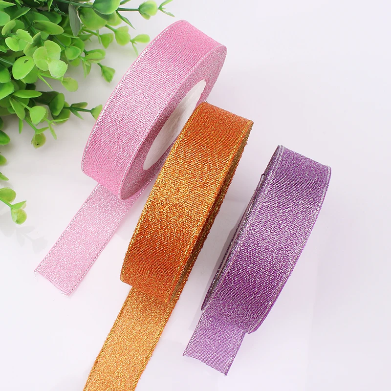 25 ヤード 25 ミリメートルグリッターオニオンリボンクリ - Women Accessories Gift Box のレビューと価格