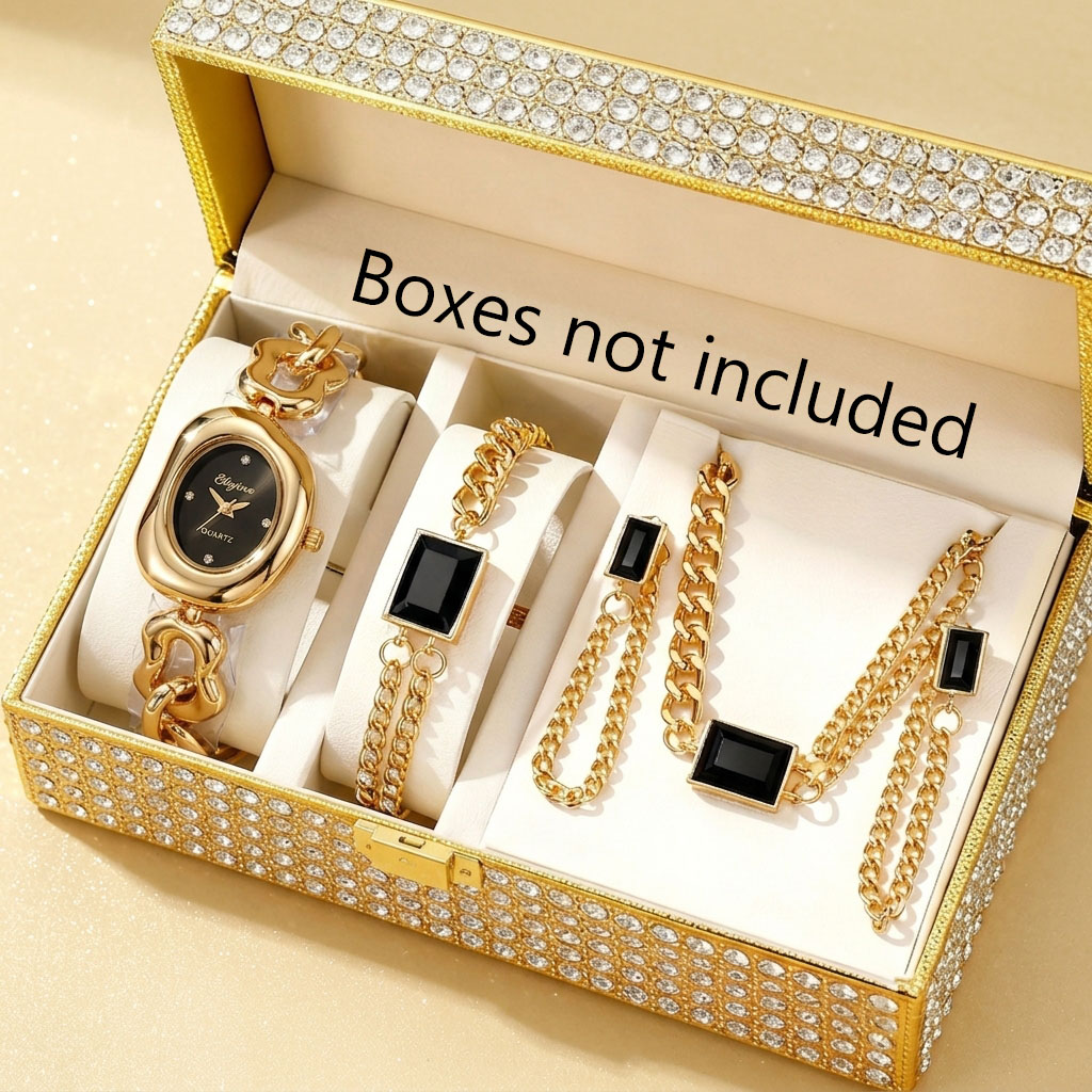 5個セット ファッション イレギュラー レディース クォーツ - Women Accessories Gift Box のレビューと価格