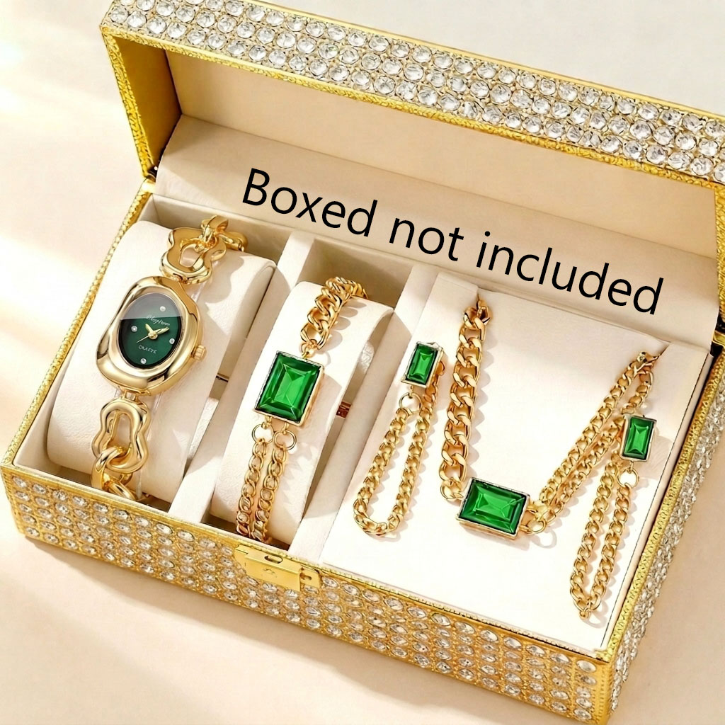 5個セット ファッション イレギュラー レディース クォーツ - Women Accessories Gift Box のレビューと価格