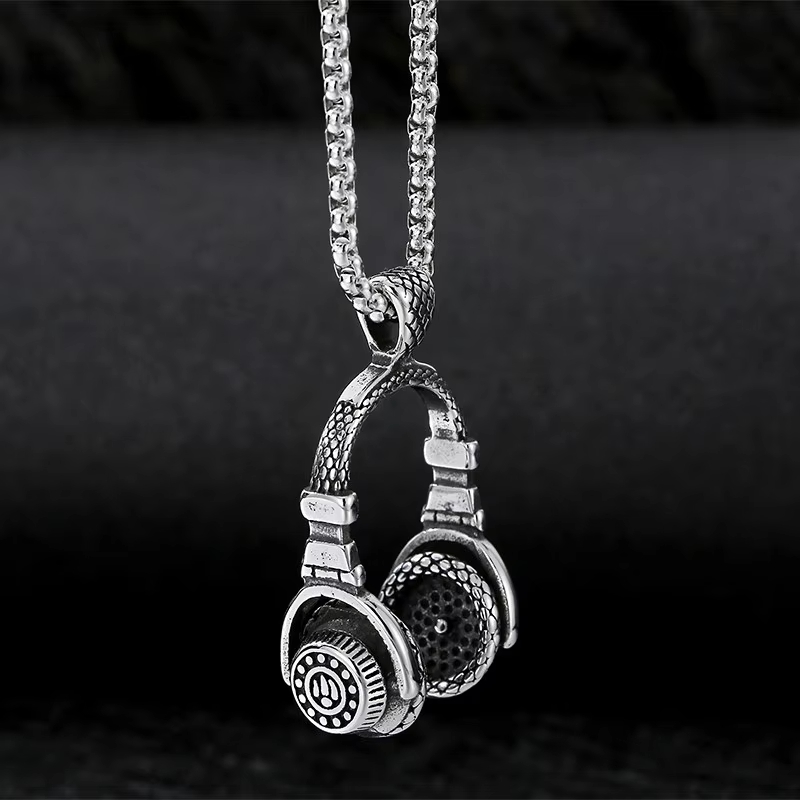 KALEN ステンレススチール製音符ペンダントネックレス メ - Women Accessories Bd のレビューと価格