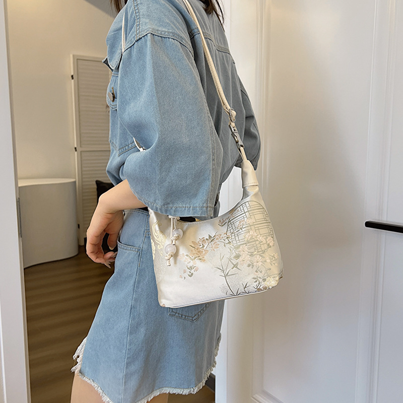 中国古代スタイルのリストバッグレディース多機能漢服アクセサリ - Women'S Accessories Handbags のレビューと価格